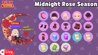 🔴 LIVE REVIEW : Midnight Rose Season PLUS WHERE IS MY SALAMANDER?! (Play Together Game)