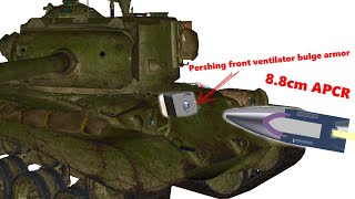 Tiger I APCR vs M26 Pershing | 8.8cm Pzgr 40 | Armor Penetration