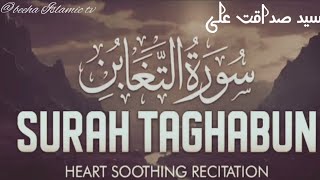surah taghabun |qari sayed sadaqt ali|