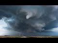 Tornado (4K) - STARING UP the MOUTH of a FUNNEL CLOUD - Indiahoma Oklahoma 10-21-2017