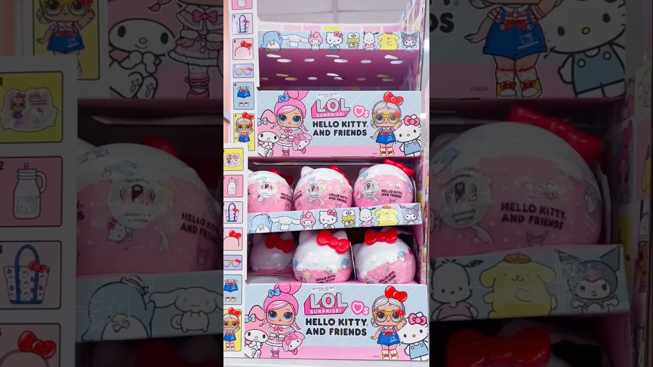 New Sanrio LOL Surprise found at Kmart! Need all! Hello Kitty and Friends 🩷 