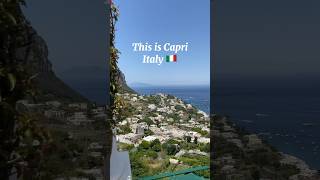This is Capri, Italy 🇮🇹 Is it on your bucket list? #shortsfeed
