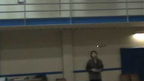 Marston Micro Pterodactyl in a gym