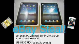 eBay Steals - Sealed iPad 1st Generations (Lot) - Apple Demo