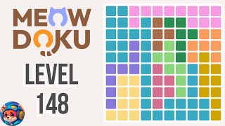 Meowdoku Level 148 Walkthrough & Solution 🐱🧩 