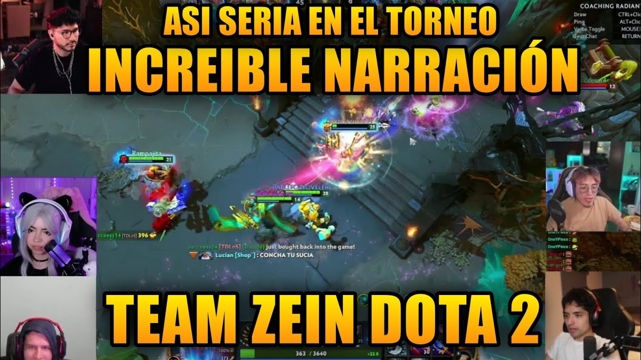 GIULIO y CUTIPO NARRAN la PARTIDA de ZEIN en DOTA 2