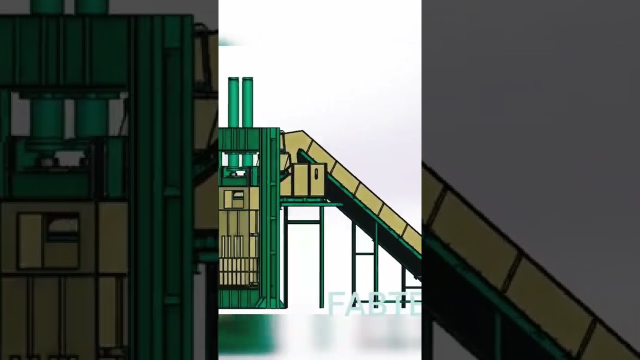 "360° View of Our Automatic Hydraulic Cotton Baling Press 🌟