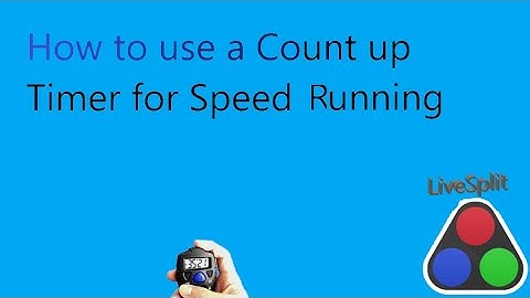 How to RECORD SPEEDRUN TIMES Using Live Split