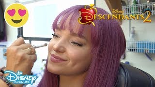 Descendants 2 | BEHIND THE SCENES: Get Ready With Dove Cameron 💜 | Disney Channel UK