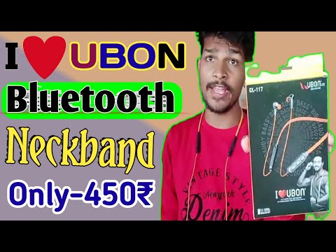 Ubon CL-117 Bluetooth neckband review| bluetooth earphone review