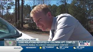 Code violations reported at Columbia apartment complex