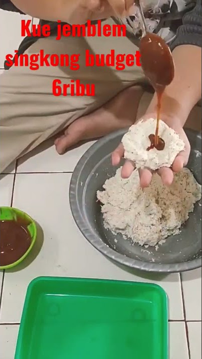 kue jemblem singkong tradisional budget 6ribu hemat dan lezat🤤