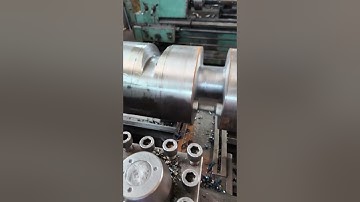 Crankshaft machining on a conventional lathe ✅