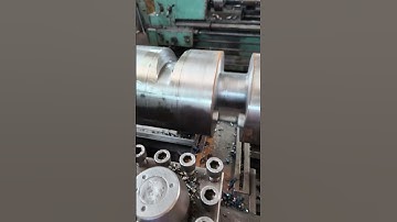 Crankshaft machining on a conventional lathe ✅