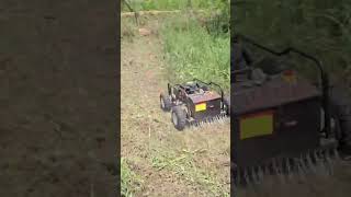 Ditch manual work/Remote Wheel-Style Mower for Farms&Orchards#lawnmower #farming #lawncare #rccar