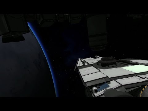 Interstellar Docking Scene (in Kerbal Space Program)