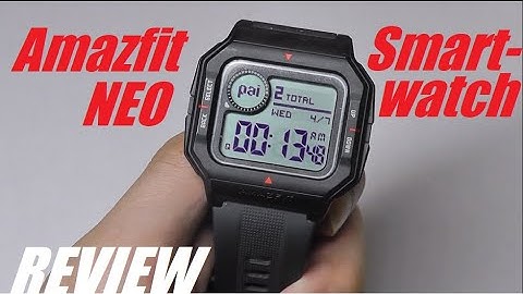 REVIEW: Amazfit Neo Smartwatch - Retro Design, A Modern Casio? Long Battery Life!