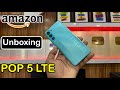 Tecno Pop 5 LTE Sky Blue Unboxing | Turquoise Cyan Tecno Pop 5 LTE Unboxing | Tecno Pop 5 LTE Review