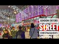 London Oxford Street Christmas Shopping | Central London Christmas Lights Tour | London Walk[4K HDR]