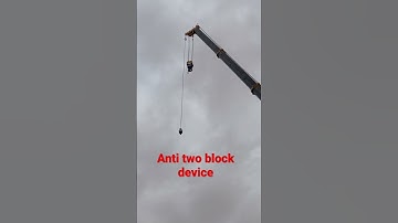 #Crane #inspection #anti #two #block #device