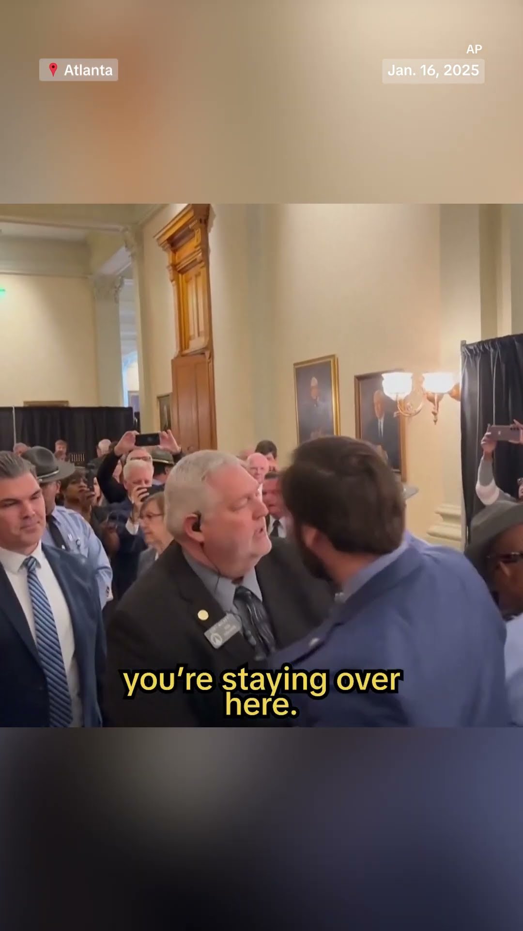 Georgia State Sen. Colton Moore was arrested for trying to enter the House chamber after a ban