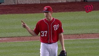 8/8/15: Strasburg uses arm, bat as Nats top Rockies