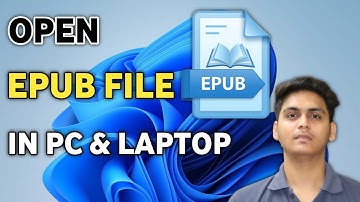 How to open epub file in laptop | read epub files on pc | view epub files on windows 11