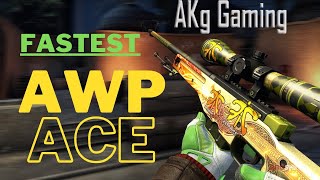 FASTEST AWP ACE || GIVEAWAY ALERT || CS GO
