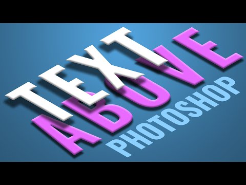 3D Text Effect - Typography Photoshop Tutorial
