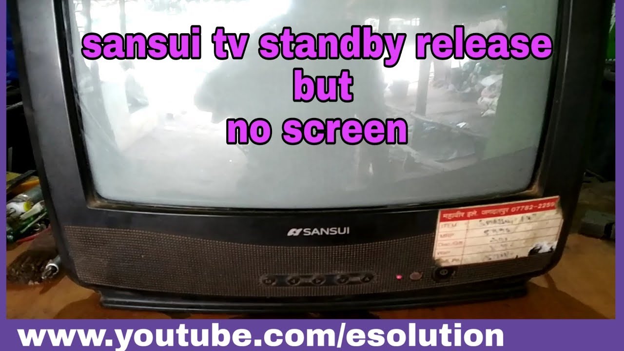 sansui tv standby release but no screen YouTube