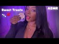 ASMR Sweet Treats Tingly Mouth Sounds Eating Sounds Kisses Slurps And MORE 