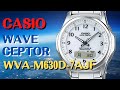 CASIO 電波ソーラー腕時計 WAVE CEPTOR WVA-M630D-7AJF フリーサイズメタルバンド