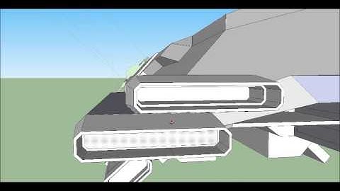 Google Sketchup SpaceShip Modeling - TFS-ALITA