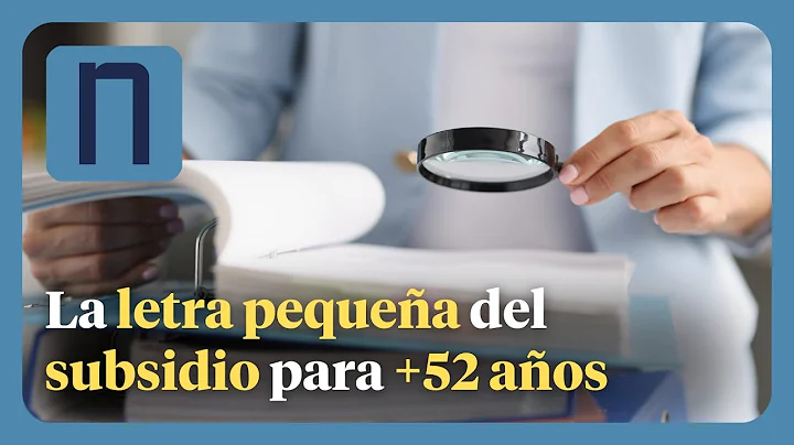 SUBSIDIO PARA MAYORES DE 52 AÑOS: La letra pequeña del SEPE que reduce la cotización