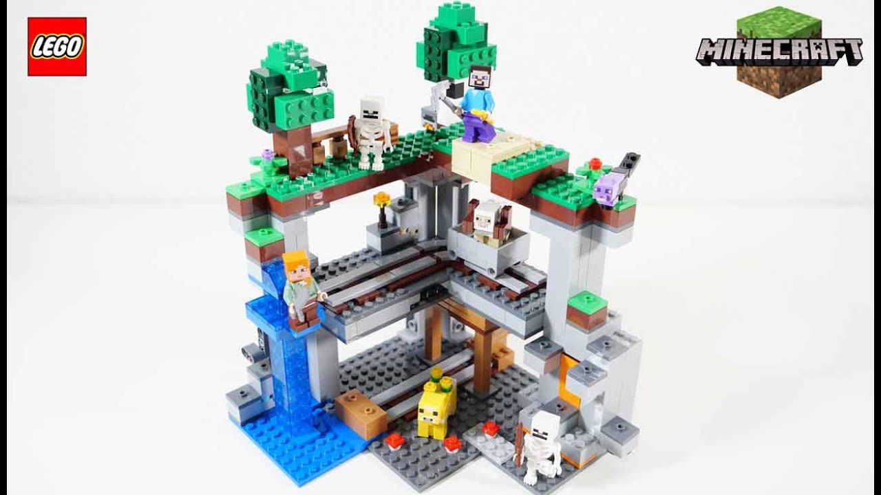 レゴ マインクラフト 最初の冒険 21169 Lego Minecraft 21169 The First Adventure - Lego  Speed Build Review