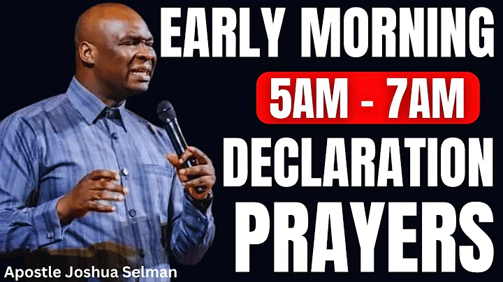ACTIVATING PRAYER MORNING BLESSINGS TO PROSPER AS YOU START YOUR DAY | APOSTLE JOSHUA SELMAN