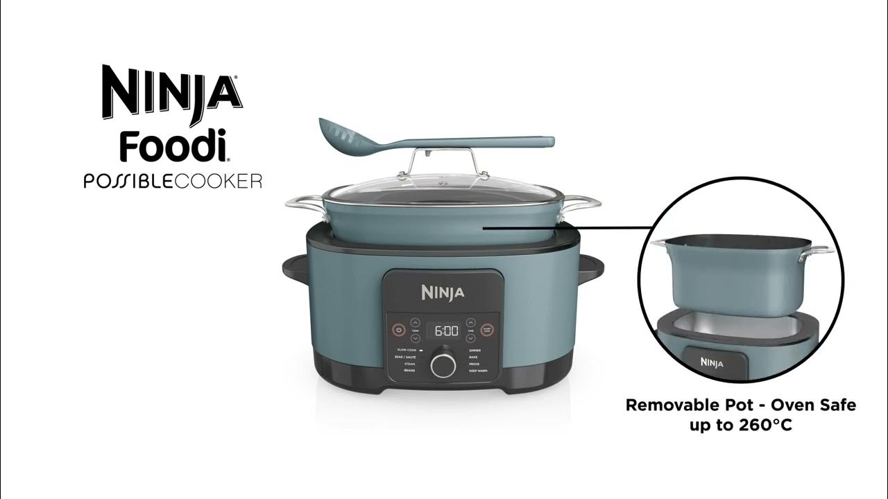 Ninja Foodi 8.5Qt Possible Cooker Pro Multicooker & Accessories on QVC 