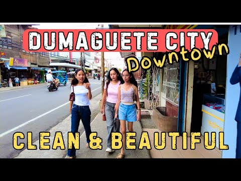 Clean & Beautiful Dumaguete City Downtown - Afternoon Walk Tour