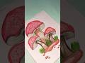 mushroom pencil sketch 🍄🍄|| 2 hours hard work #shorts