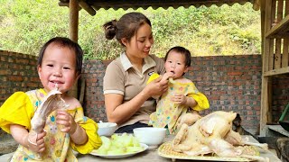 250 Days of harvesting yams, ginger, eggplants, selling - building chicken coops, cooking with Baby