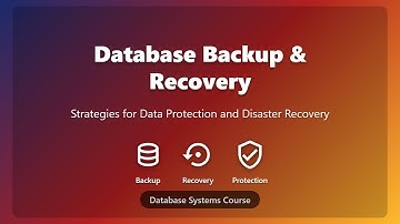 🛡️ Database Backup and Recovery: A Beginner