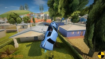 GTA SA REALISTIC VEHICLE DEFORMATION CRASH TESTING 1