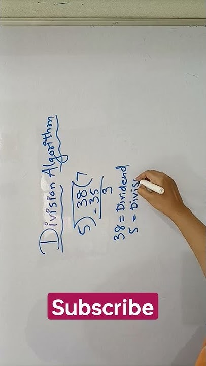 Division Algorithm - YouTube image.