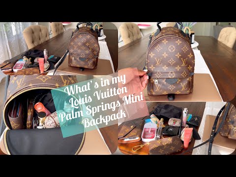 LV SPERONE BB VS. PALM SPRINGS MINI BACKPACK, BAG REVIEW/COMPARISON