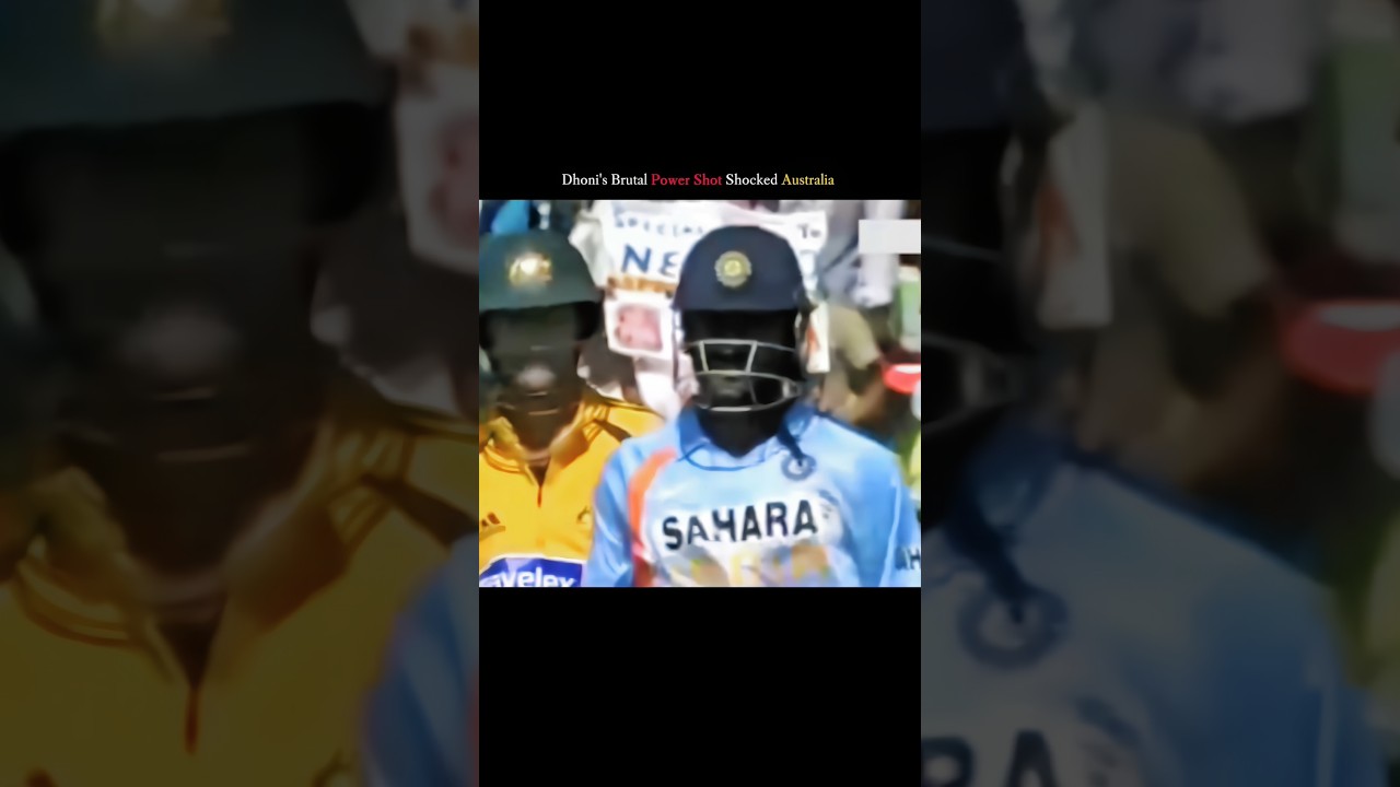 Dhoni Insane Brutal Shot Shocked Australia 🥶 