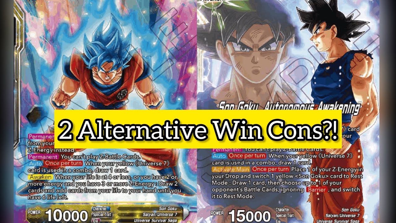 Showcasing the NEW Yellow U7 Son Goku Set 23! Dragon Super Card Game Masters
