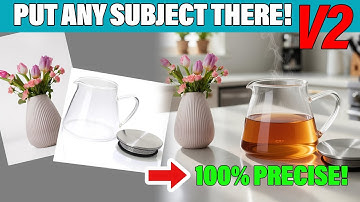 Change background V2 + Put any subject in any background V2! 10x more accurate!