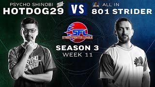HotDog29 (Kolin) vs. 801 Strider (G) - Bo3 - Street Fighter League Pro-US - Season 3 Week 11