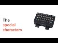 Special characters  help2type