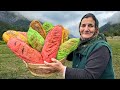 Natural Delicious Bread Of Different Colors And Flavors! Village Routine
